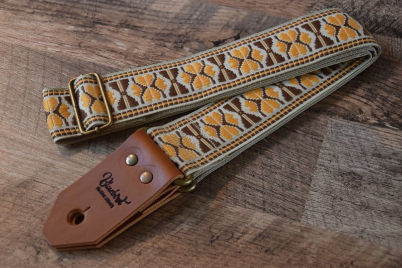 Bluebird Straps Stränginstrument Bluebird Vintage Custom - Orange & Brown tgt11