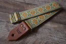 Bluebird Straps Stränginstrument Bluebird Vintage Custom - Orange & Green tgt11