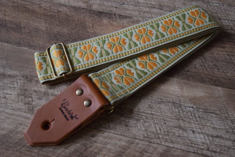 Bluebird Straps Stränginstrument Bluebird Vintage Custom - Orange & Green tgt11