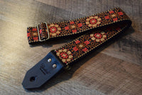 Bluebird Straps Stränginstrument Bluebird Vintage Custom - Royal Red Floral tgt11