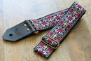Bluebird Straps Stränginstrument Bluebird Vintage & Rare Series - Vintage Cathedral Glass Pink Strap tgt11