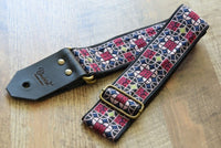 Bluebird Straps Stränginstrument Bluebird Vintage & Rare Series - Vintage Cathedral Glass Pink Strap tgt11