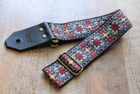 Bluebird Straps Stränginstrument Bluebird Vintage & Rare Series - Vintage Cathedral Glass Silver Strap tgt11