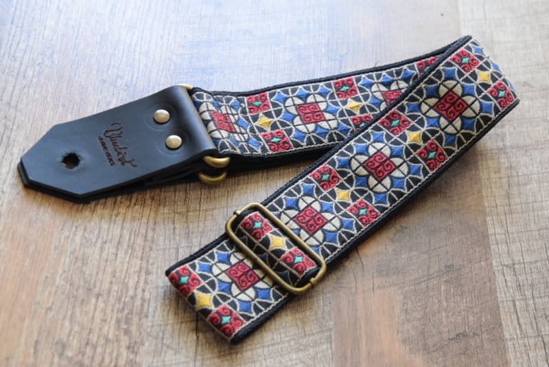 Bluebird Straps Stränginstrument Bluebird Vintage & Rare Series - Vintage Cathedral Glass Silver Strap tgt11