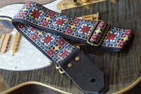 Bluebird Straps Stränginstrument Bluebird Vintage & Rare Series - Vintage Cathedral Glass Silver Strap tgt11