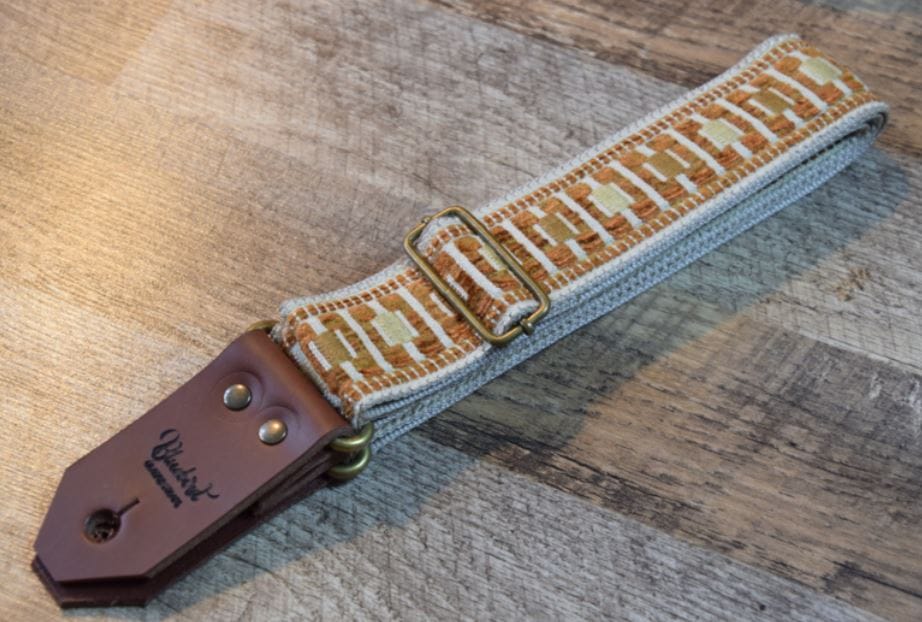 Bluebird Straps Stränginstrument Bluebird Vintage Series - Brussel Orange Square tgt11