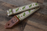 Bluebird Straps Stränginstrument Bluebird Vintage Series - Pink Blossoms Floral tgt11