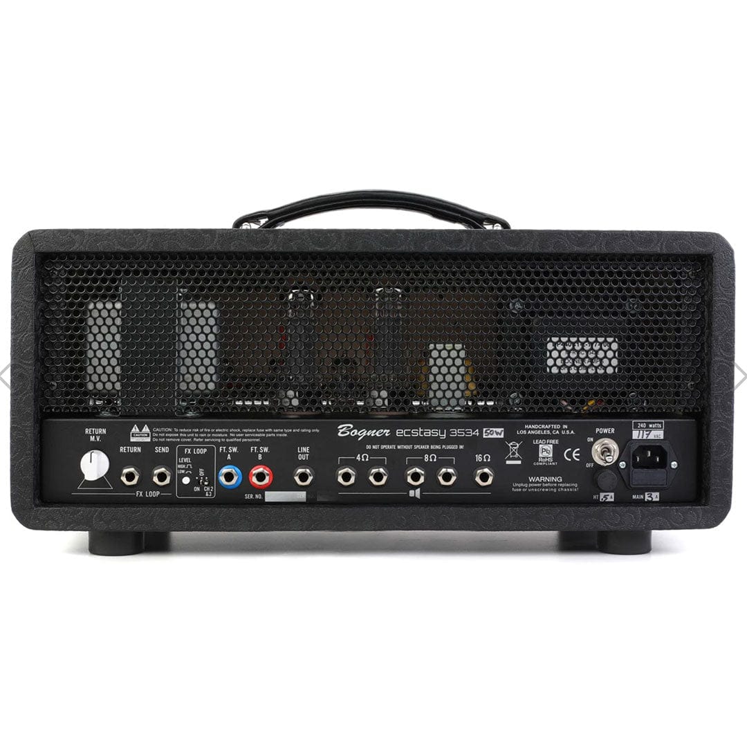 Bogner Förstärkare Bogner Ecstasy 3534 50-watt 3-channel Tube Head tgt11