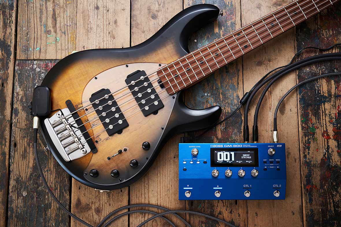 Boss Bas Boss GK-5B ELECTRIC BASS GUITAR DIVIDED PICKUP tgt11