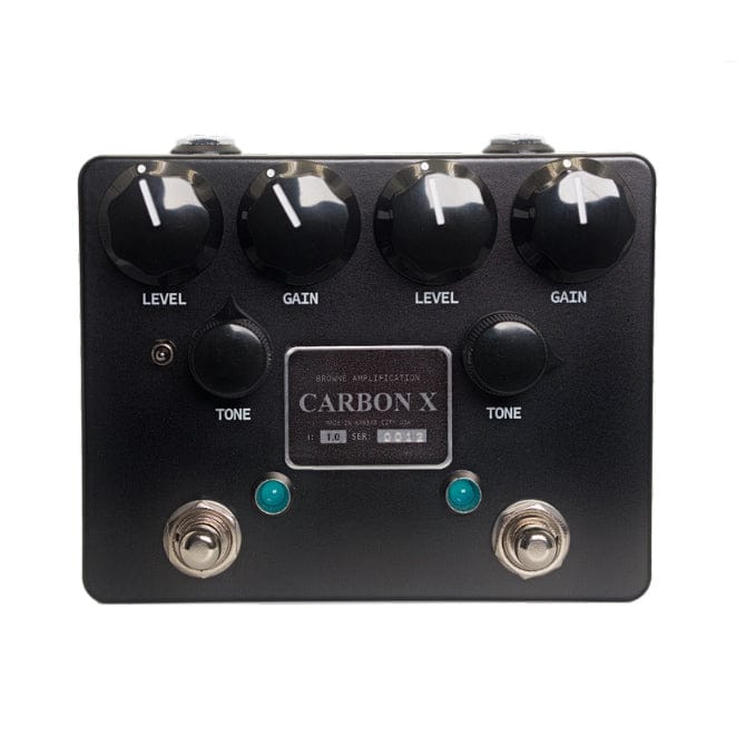 Browne Amplification Nyheter huvudgrupp Browne Amplification Carbon X Dual Overdrive Black tgt11