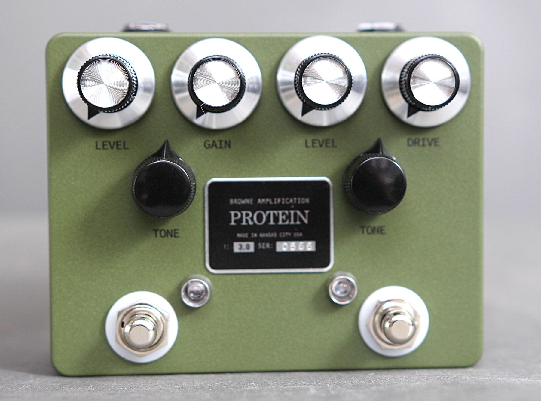 Browne Amplification Pedaler Browne Amplification The Protein Dual OD V4 Green tgt11