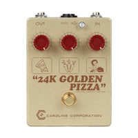 Caroline Guitar Company Fuzz pedal Caroline Guitar Company 24K Golden Pizza Fuzz LIM ED tgt11