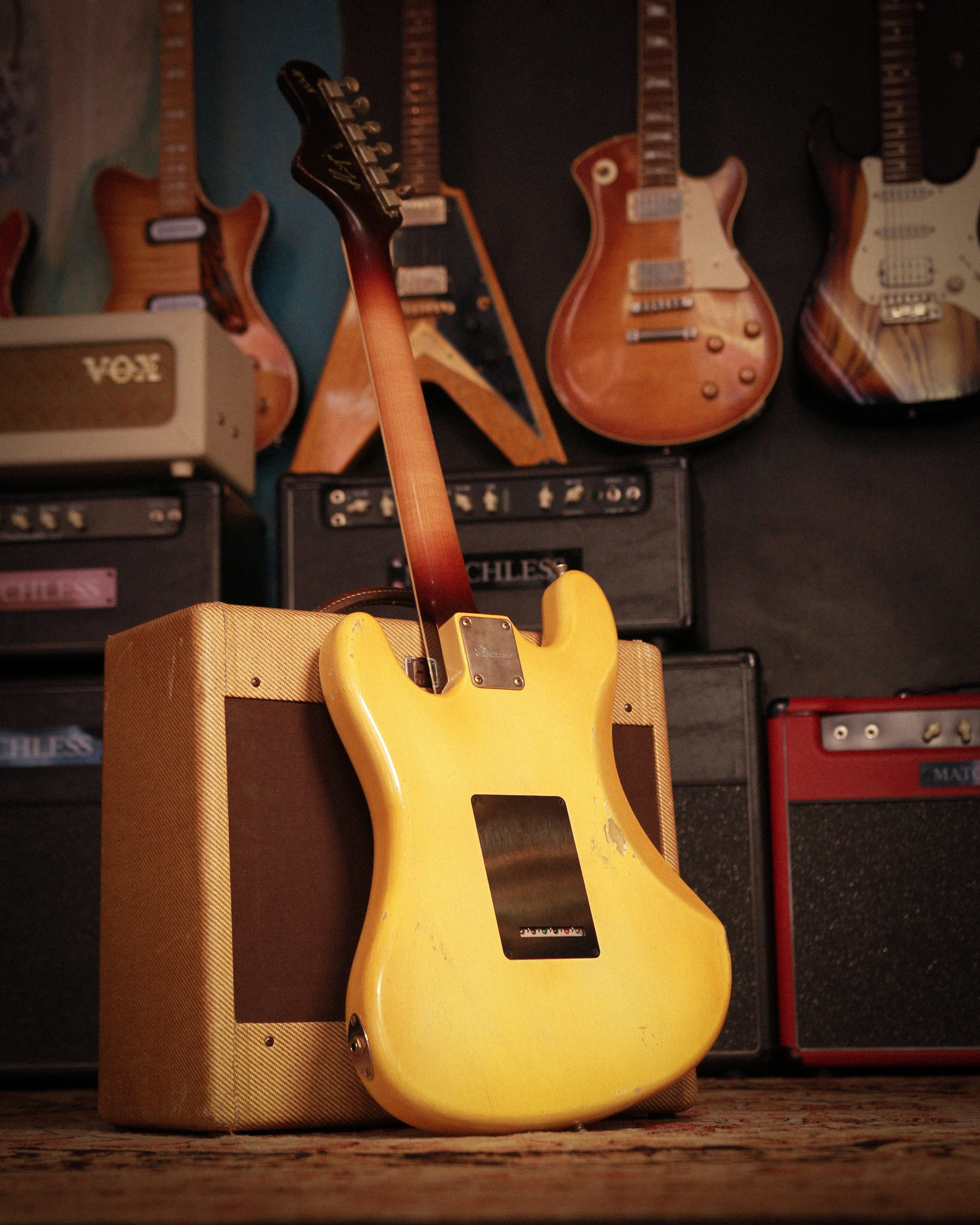 Castedosa Guitars Elgitarr Castedosa Guitars ABI Toasted Burnt Marshmallow tgt11