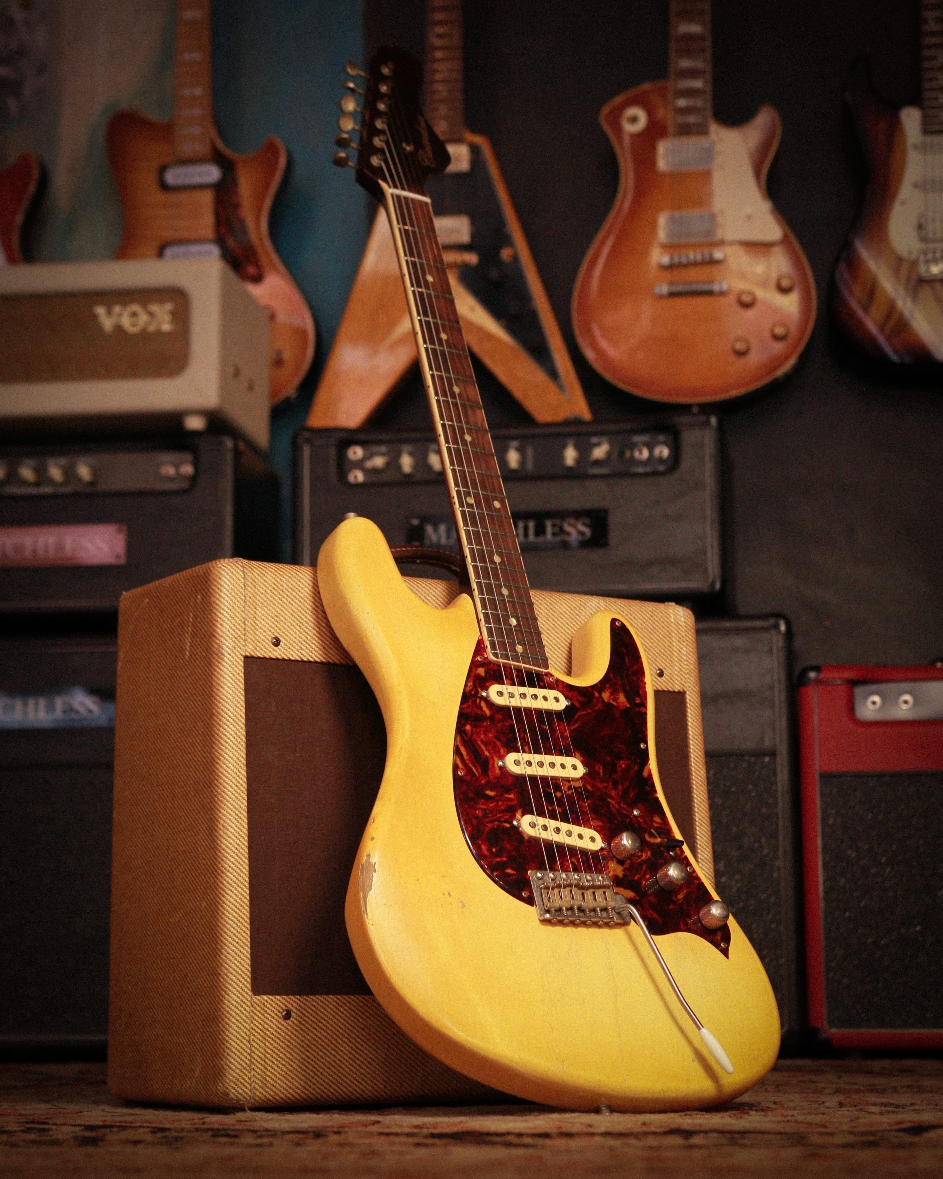 Castedosa Guitars Elgitarr Castedosa Guitars ABI Toasted Burnt Marshmallow tgt11