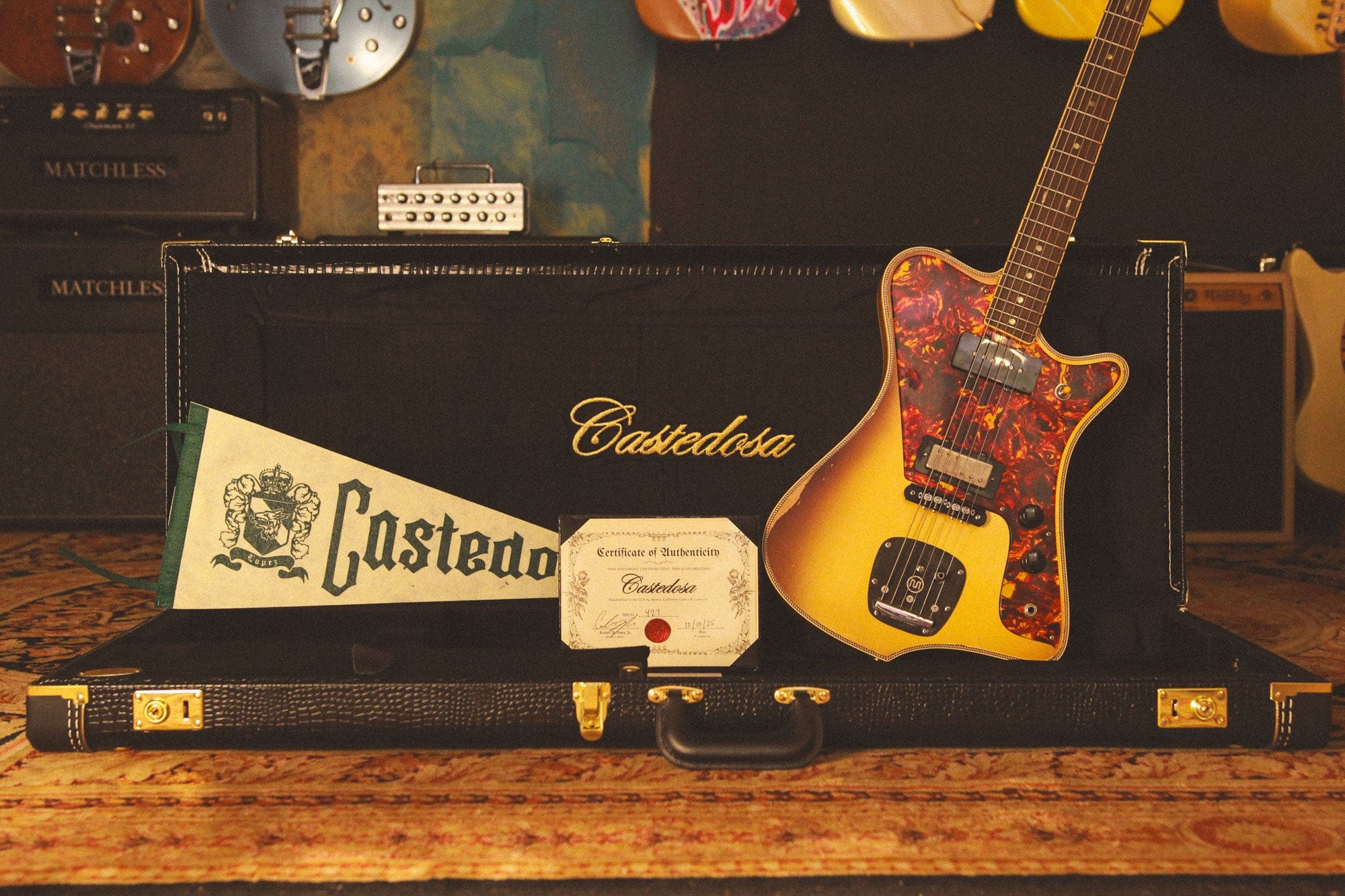Castedosa Guitars El Halcon Baritone Light Aged Toasted Burnt