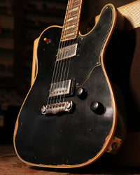 Castedosa Guitars Elgitarr Castedosa Guitars Marianna Semi-Hollow Black Humbuckers tgt11