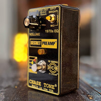 Chase Tone Boost pedal Chase Tone Secret Preamp 1970s Black Go To 11 tgt11