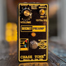 Chase Tone Boost pedal Chase Tone Secret Preamp 1970s Black Go To 11 tgt11