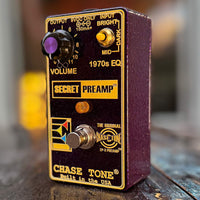 Chase Tone Boost pedal Chase Tone Secret Preamp 1970s Purple Go To 11 tgt11