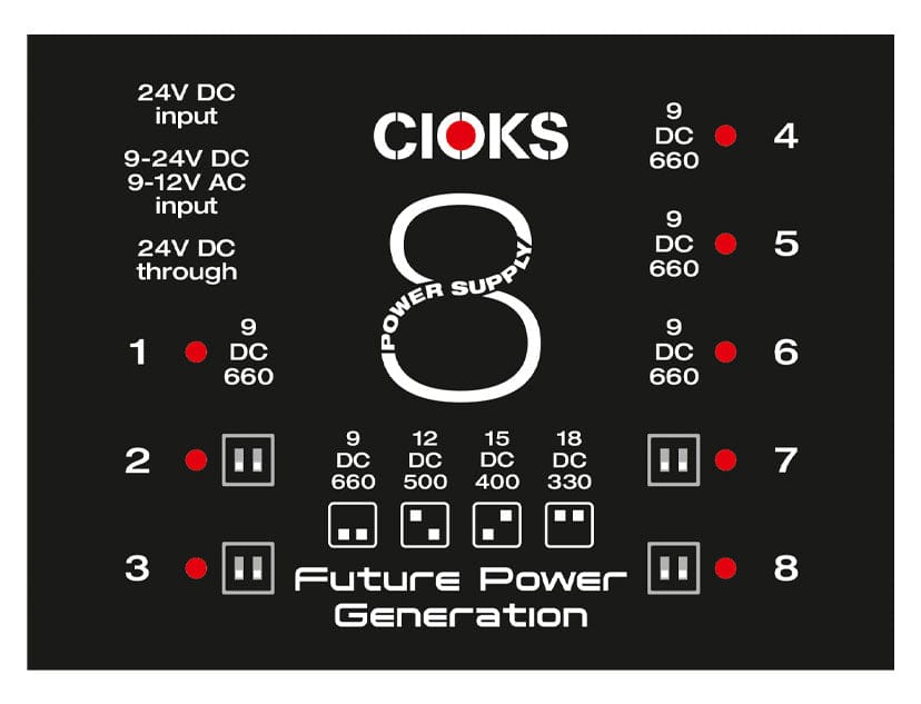 Cioks Pedal Power CIOKS 8 (expander kit) tgt11