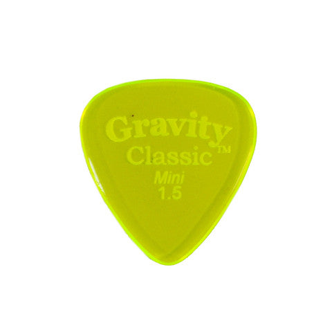 Gravity Picks Classics Mini Jazz 1.5 mm Master Finish