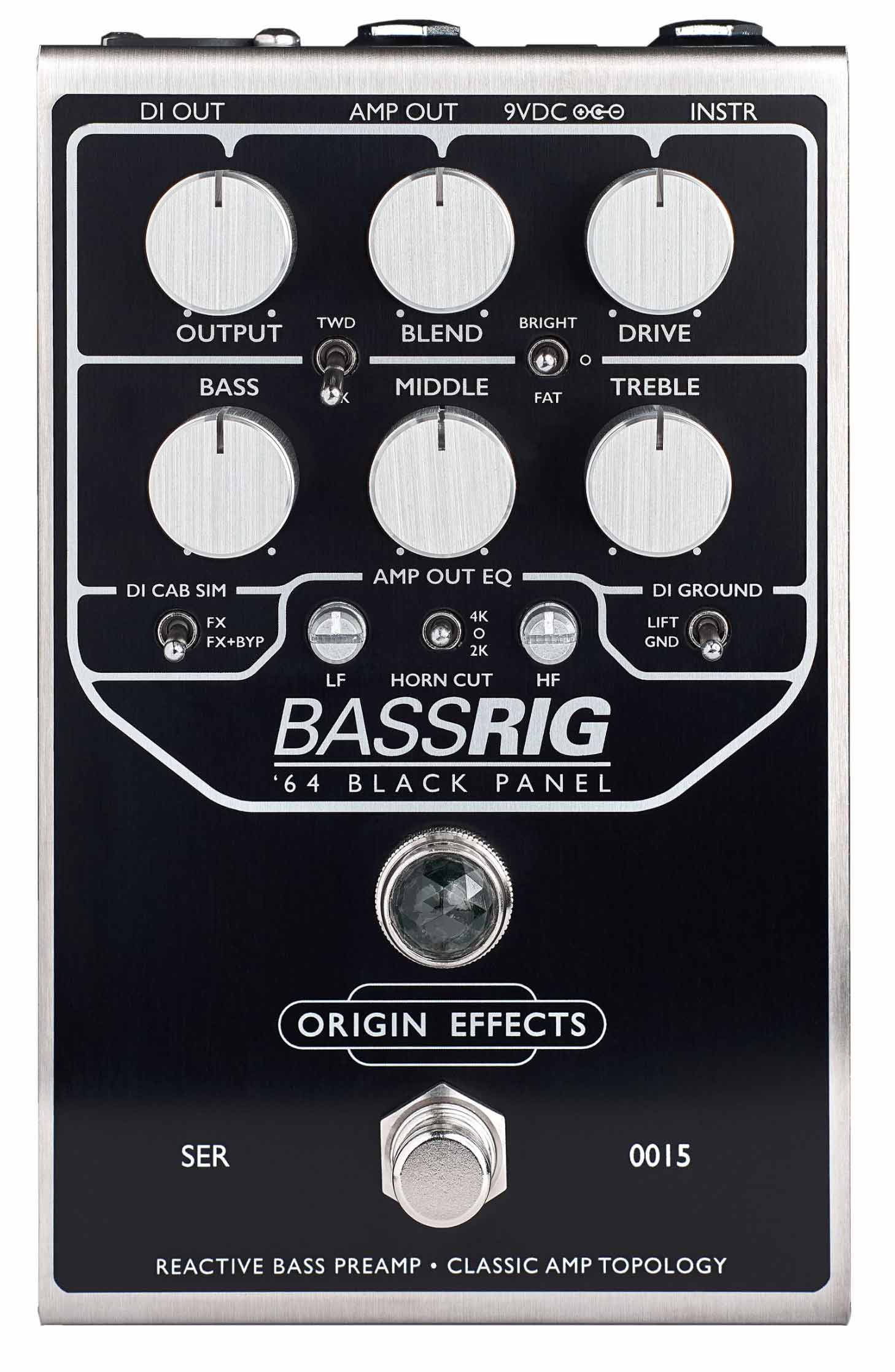 Origin Effects BassRIG *64 Black Panel
