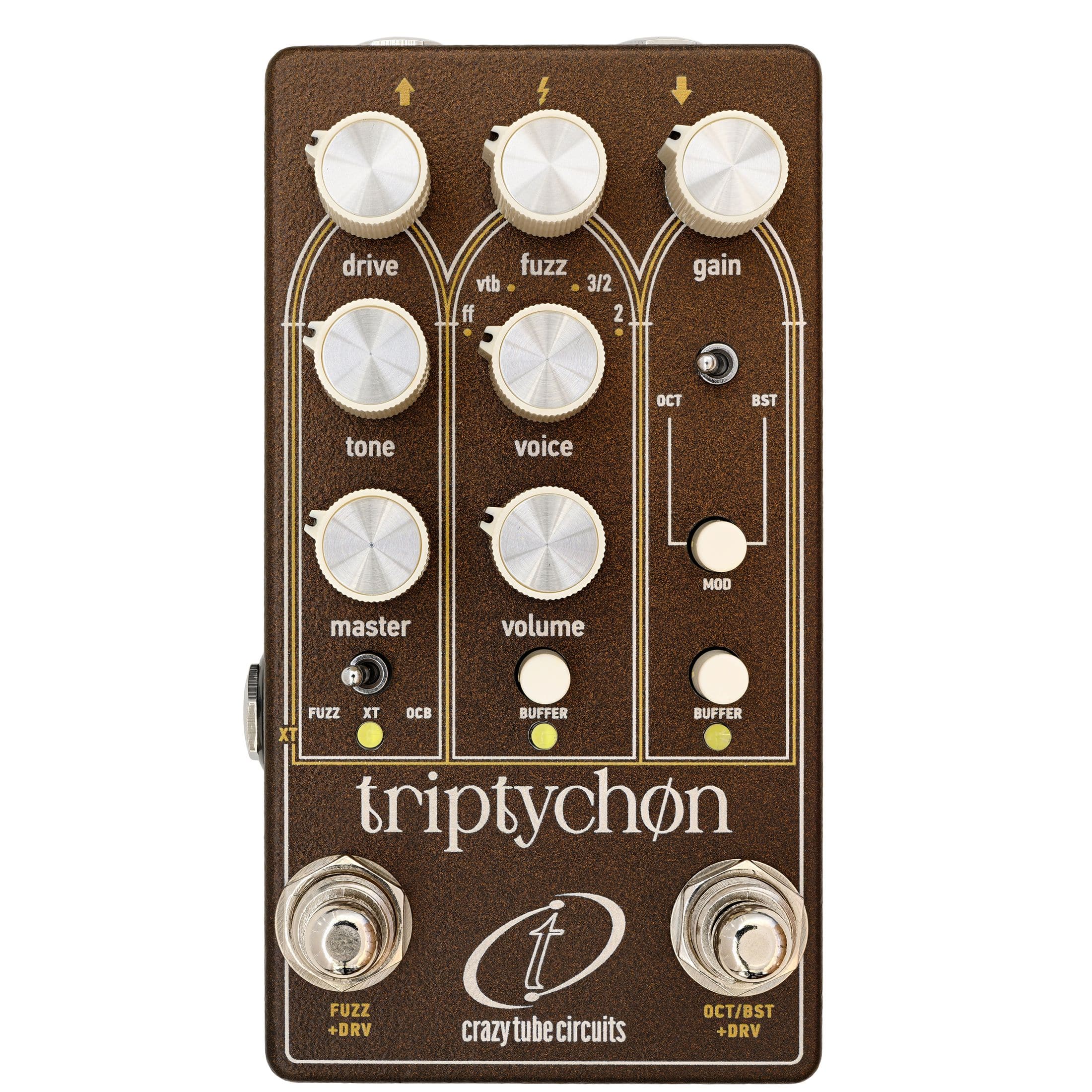 Crazy Tube Circuits Fuzz pedal Crazy Tube Circuits Triptychon tgt11