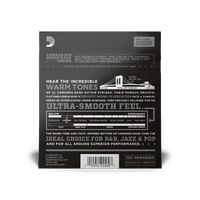 D'addario Strängar DADDARIO ECB80 Chromes Flat Wounds 40-95 tgt11