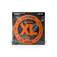 D'addario Strängar DADDARIO ECG26 Chromes Flat Wound 013-056 tgt11