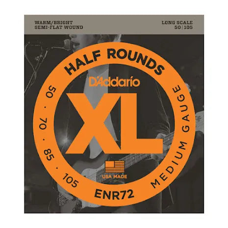 D'addario Strängar DADDARIO ENR72 Half Rounds Medium 050-105 tgt11