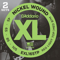 D'addario Strängar DADDARIO EXL165TP 045 - 105 (Twin-Pack) tgt11