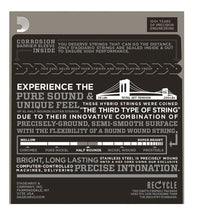 D'addario Stränginstrument DADDARIO EHR350 Elgitarr Half Rounds 012-052 tgt11