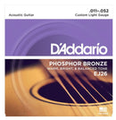 D'addario Stränginstrument DADDARIO EJ26 Western Phosphor Bronze 011-052 tgt11