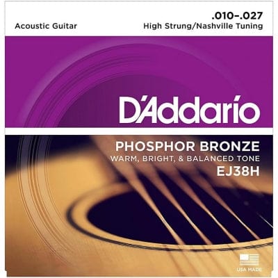 D'addario Stränginstrument DADDARIO Nashville tuning EJ38H Phosphor Bronze 010-027 tgt11