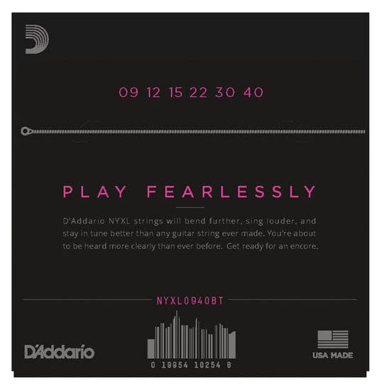 D'addario Stränginstrument DADDARIO NYXL0940BT Elgitarr NYXL 009-040 (Balanced Tension) tgt11