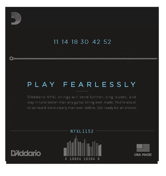 D'addario Stränginstrument DADDARIO NYXL1152 Elgitarr NYXL 011-052 tgt11