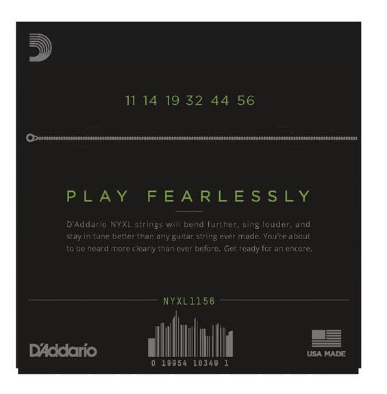 D'addario Stränginstrument DADDARIO NYXL1156 Elgitarr NYXL 011-056 tgt11
