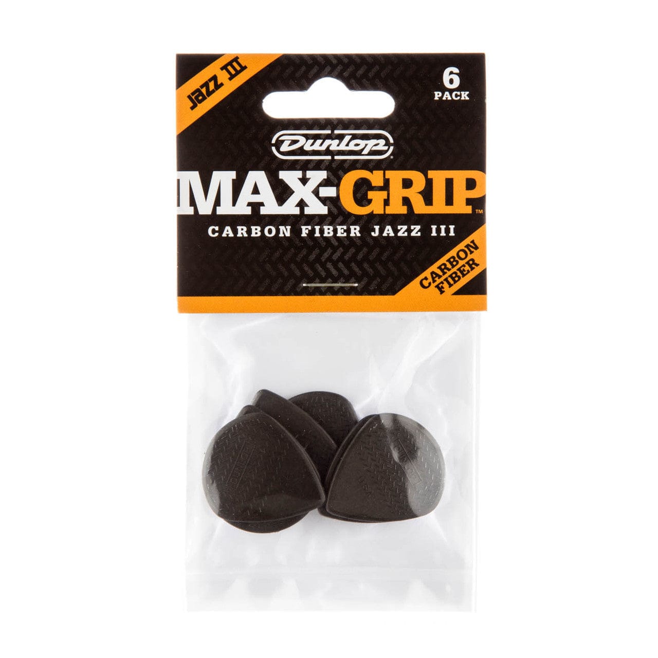 Dunlop Stränginstrument Dunlop Max-Grip Jazz III Nylon Players Pack 6-pack JAZZ471P3C tgt11
