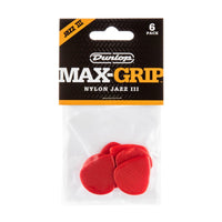 Dunlop Stränginstrument Dunlop Max-Grip Jazz III Nylon Players Pack 6-pack JAZZ471P3N tgt11