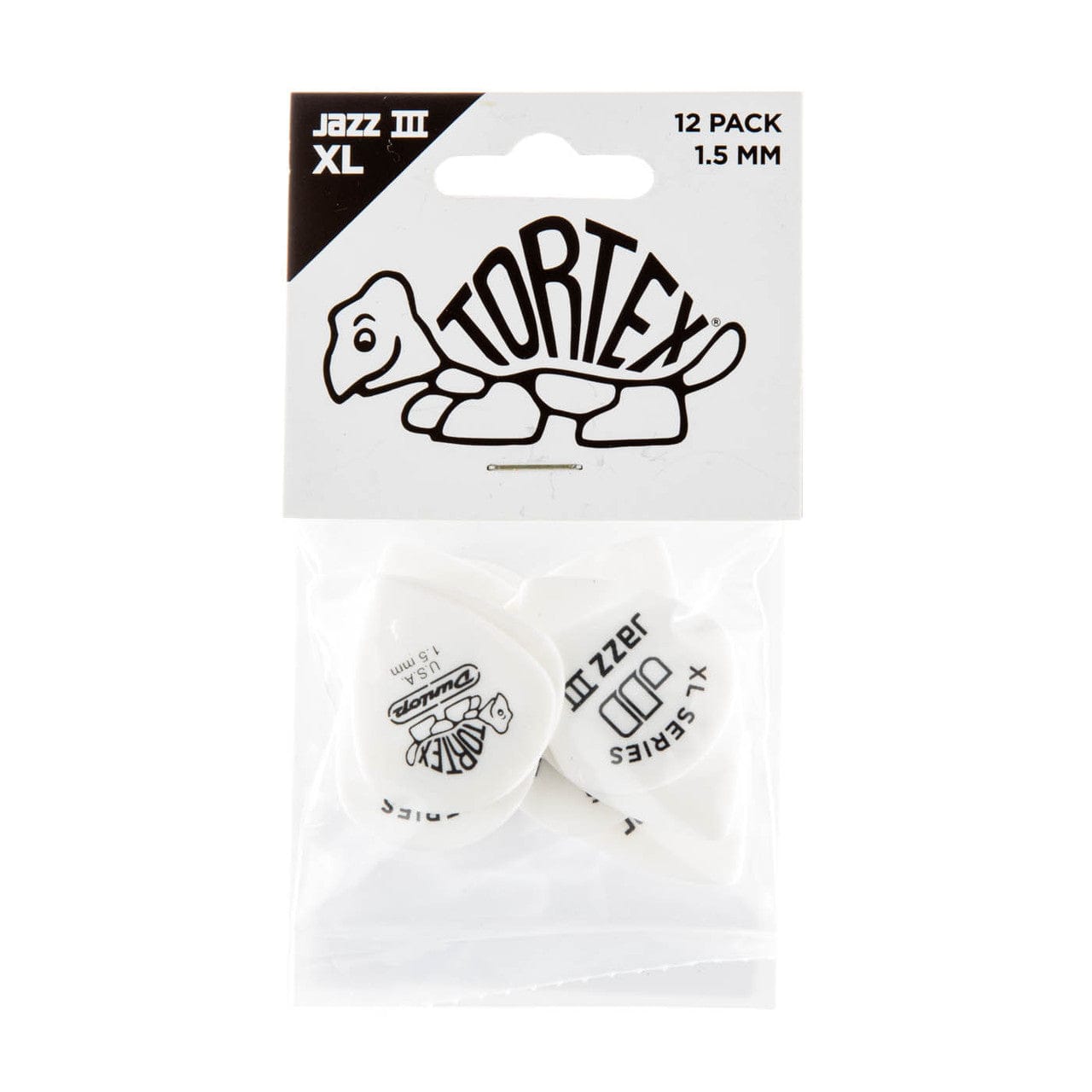 Dunlop Stränginstrument Dunlop Tortex Jazz III XL 1.5 Players Pack 12-pack tgt11