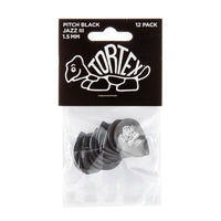 Dunlop Stränginstrument Dunlop Tortex Pitch Black Jazz III 1.5 Players Pack 12-pack tgt11