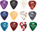 Dunlop Stränginstrument Plektrum DUNLOP PVP106 Celluloid Pick Medium Variety Pack 12/PLYPK tgt11