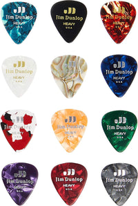 Dunlop Stränginstrument Plektrum DUNLOP PVP107 Celluloid Pick Heavy Variety Pack 12/PLYPK tgt11