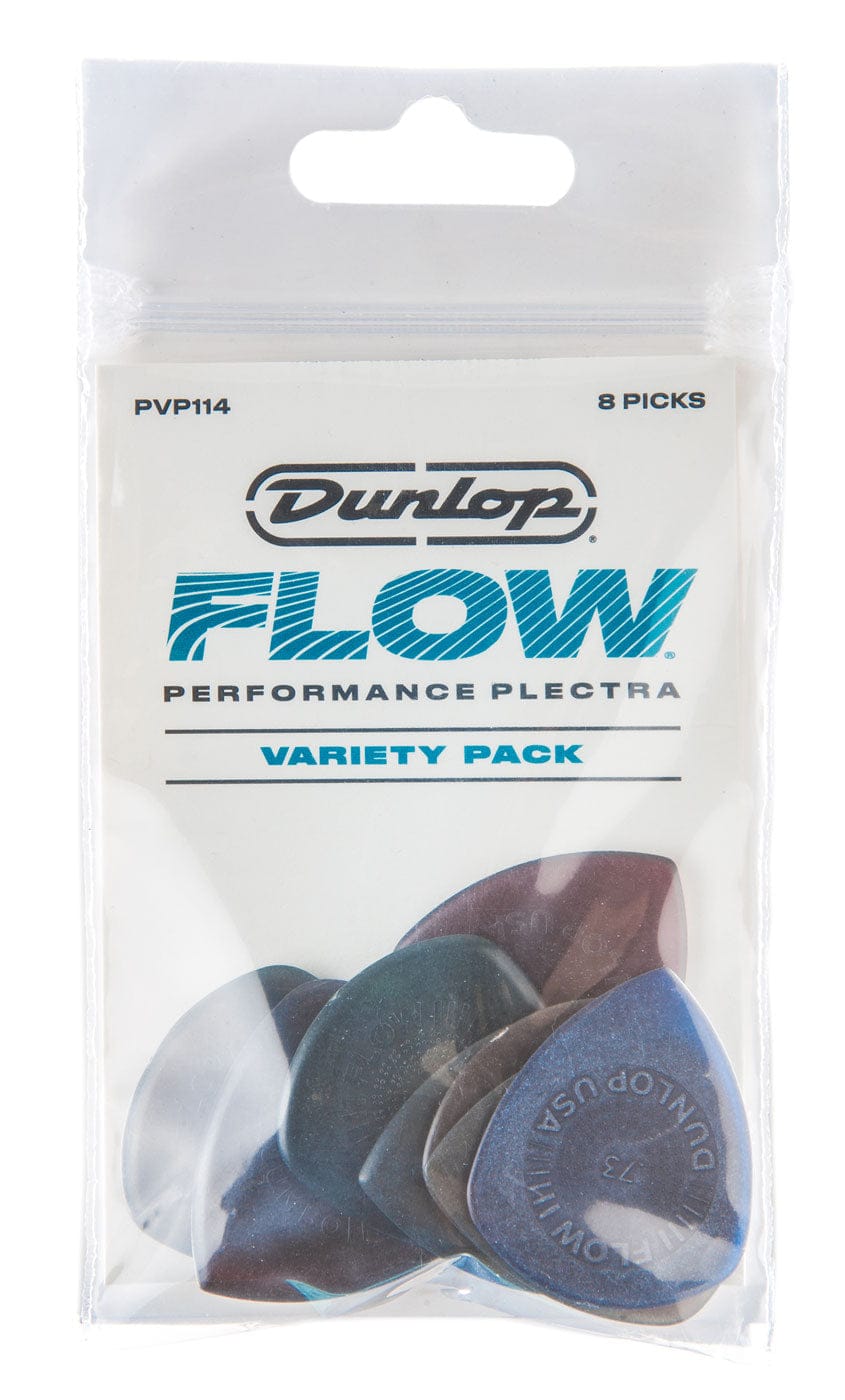Dunlop Stränginstrument Plektrum DUNLOP PVP114 Flow Pick Variety Pack 8/PLYPK tgt11