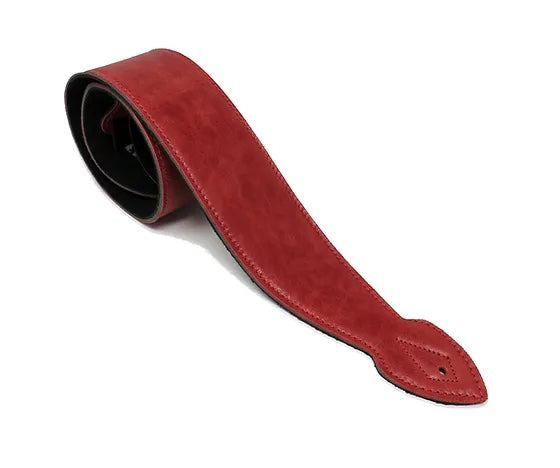 Leathergraft Softy Guitar Strap 2.5 Red