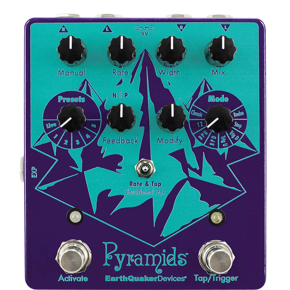Earthquaker Devices Pedaler EarthQuaker Devices Pyramids Stereo Flanger tgt11
