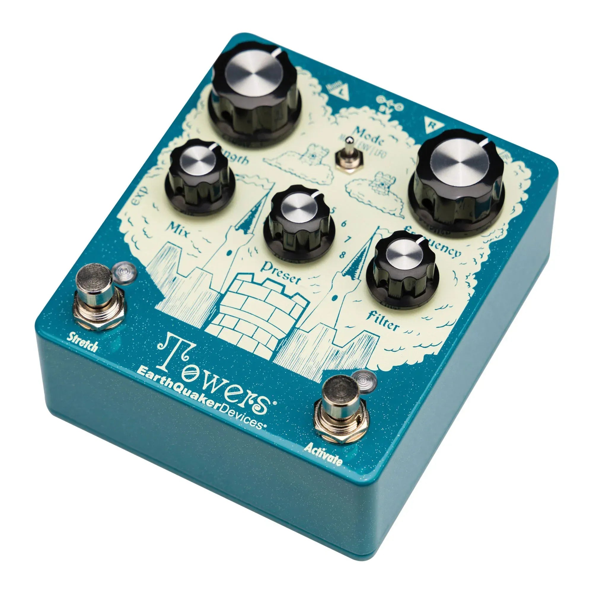Earthquaker Devices Reverb EarthQuaker Devices Towers Stereo Reverberant Filter tgt11