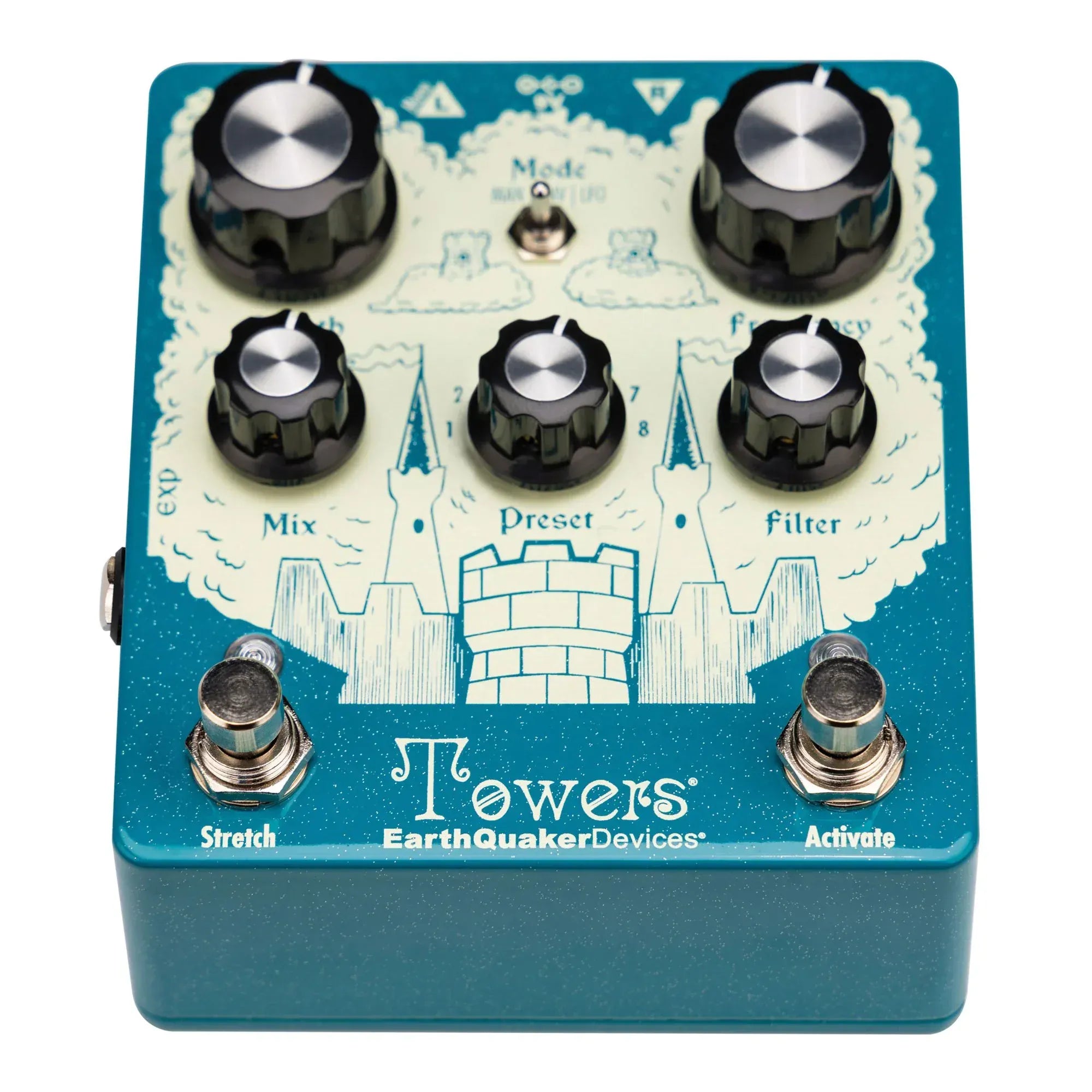 Earthquaker Devices Reverb EarthQuaker Devices Towers Stereo Reverberant Filter tgt11