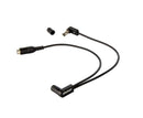 EBS Tillbehör EBS DC-2-90F, Angled Flat DC split cable 1-2 tgt11