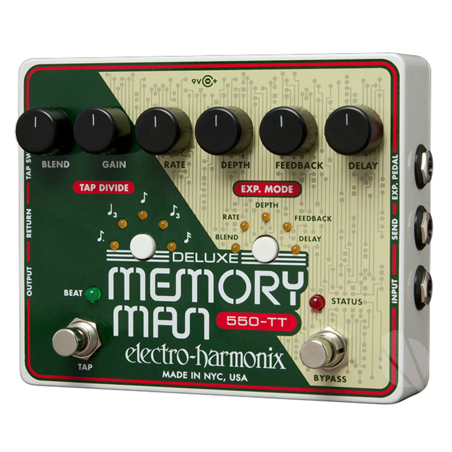 Electro Harmonix Deluxe Memory Man w/Tap Tempo 550ms 